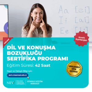 DİL VE KONUŞMA BOZUKLUĞU EĞİTİMİ