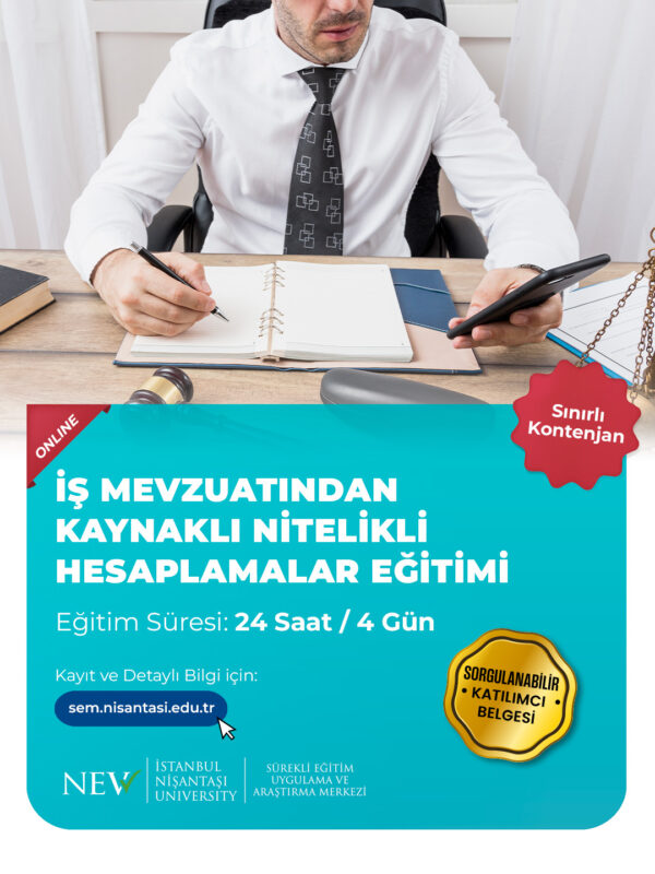 İş Mevzuatından Kaynaklı Nitelikli Hesaplamalar Eğitimi