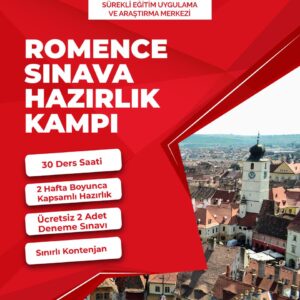 Romence Sınava Hazırlık Kampı