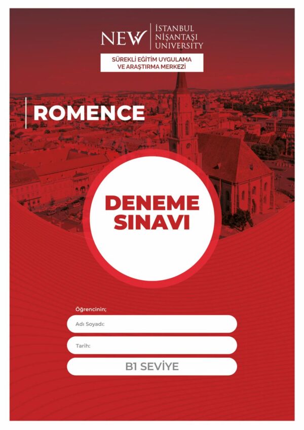 Romence Deneme Sınavı
