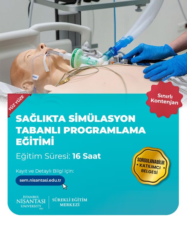 Sağlıkta Simülasyon Tabanlı Programlama Eğitimi

💻 Gerçek senaryolarla sağlık teknolojilerini programlamayı öğrenin!

🩺 Klinik vakaları dijital ortama taşıyan bu eğitimle, sağlık simülasyon yazılımlarının mantığını kavrayın, etkileşimli senaryo geliştirme ve programlama becerilerinizi ileri taşıyın. Hem teorik hem de uygulamalı içeriklerle donatılmış kapsamlı bir müfredat sizi bekliyor.

🎓 Bu eğitim sayesinde hem sağlık hem yazılım disiplinlerini buluşturarak geleceğin dijital sağlık uygulamalarına yön verebilir, kariyerinizde fark yaratabilirsiniz.

🔗 Kayıt ve detaylar: https://sem.nisantasi.edu.tr/egitim/saglikta-simulasyon-tabanli-egitim/

⚠️ Kontenjan sınırlı, yerinizi hemen ayırtın!

☎️ 0212 210 1010

#SağlıktaSimülasyon #SağlıkYazılımları #SimülasyonProgramlama #DijitalSağlık #SağlıktaTeknoloji #SağlıktaYapayZeka #KlinikSimülasyon #KodlaSimüleEt